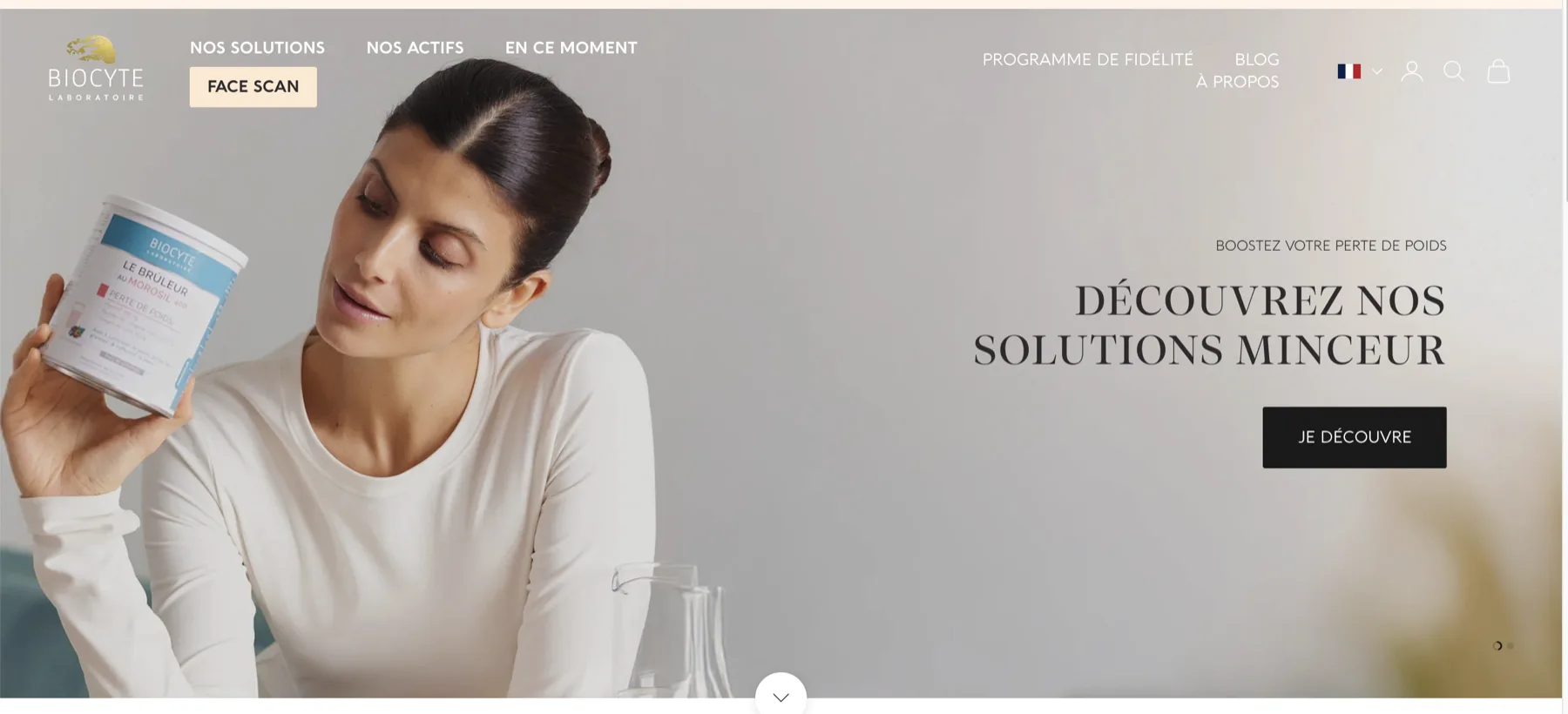 Homepage officielle Biocyte