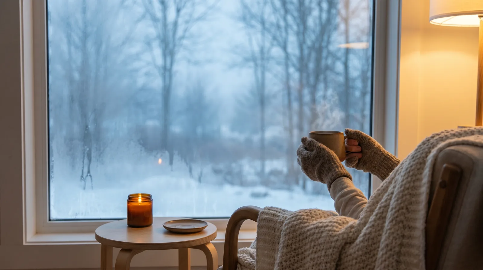 Comparatif visuel : pot de gummies vitamine D et ampoule pharmaceutique Uvedose sur fond hivernal lumineux