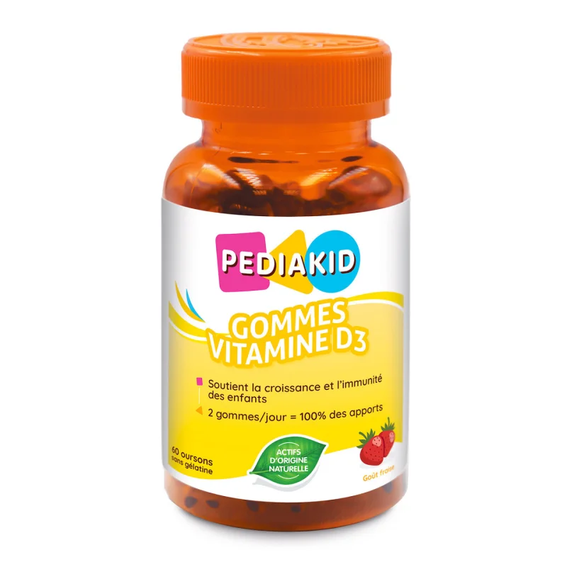 Pediakid Gommes Vitamine D3 Enfants