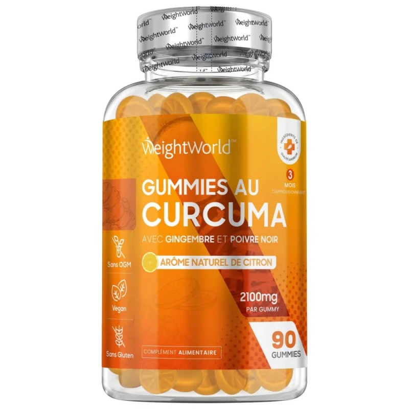 WeightWorld Gummies au Curcuma