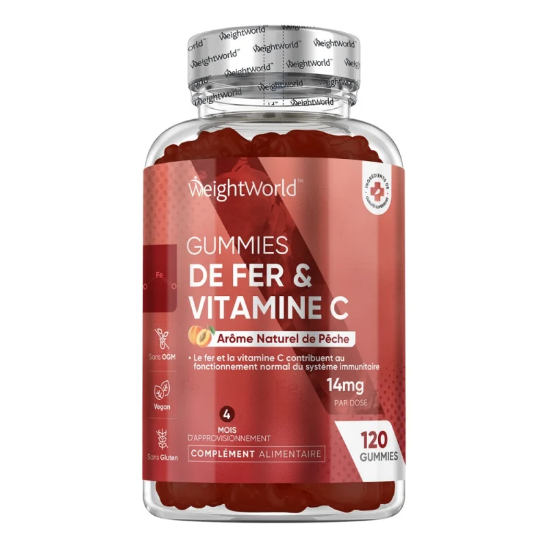 WeightWorld Fer et Vitamine C en Gummies