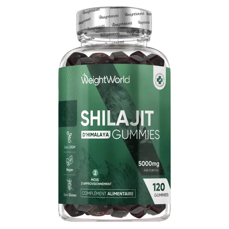 WeightWorld Shilajit d'Himalaya en Gummies — packshot