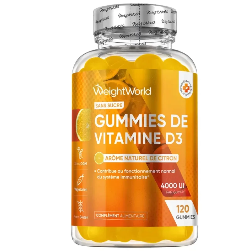 WeightWorld Vitamine D3 en Gummies